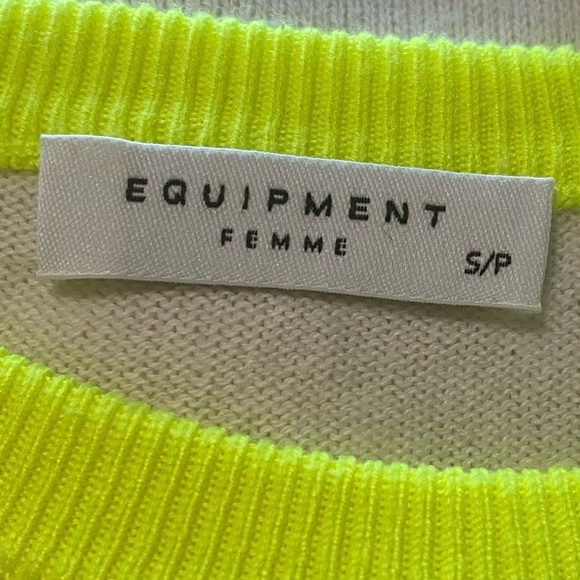 EQUIPMENT COTTON CASHMERE BLEND SIZE S - Picture 4 of 6